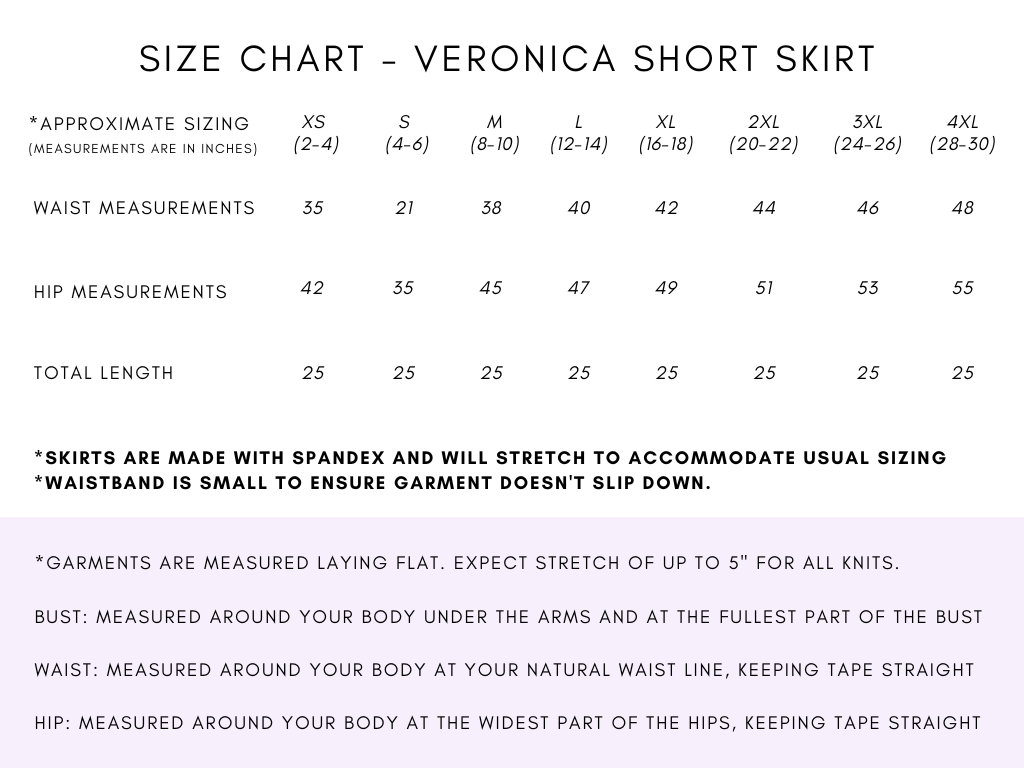 Veronica Short Skirt