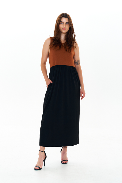 Kenzie Colour-Block Maxi Dress